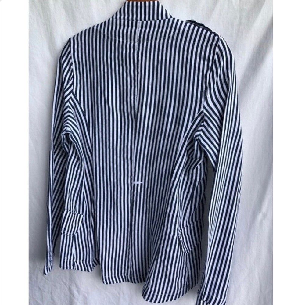 NWOT Made in Italy - 100% Linen Nautical Blazer - Picture 6 of 8